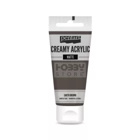   Pentart Matt földbarna színű akril bázisú krémes hobbi festék 60 ml