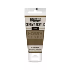   Pentart Matt mogyoróbarna színű akril bázisú krémes hobbi festék 60 ml