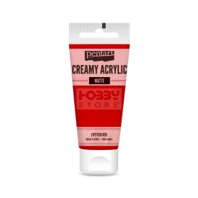   Pentart Matt rúzspiros színű akril bázisú krémes hobbi festék 60 ml