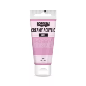   Pentart Matt rózsaszín színű akril bázisú krémes hobbi festék 60 ml