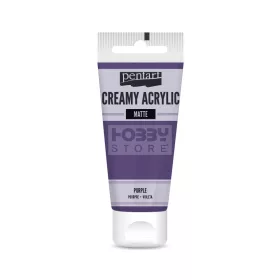  Pentart Matt lila színű akril bázisú krémes hobbi festék 60 ml