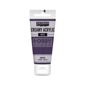   Pentart Matt padlizsán színű akril bázisú krémes hobbi festék 60 ml