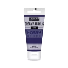   Pentart Matt sötétkék színű akril bázisú krémes hobbi festék 60 ml