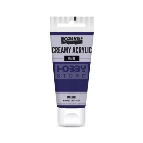 Pentart Matt sötétkék színű akril bázisú krémes hobbi festék 60 ml