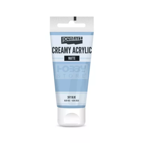 Pentart Matt égkék színű akril bázisú krémes hobbi festék 60 ml