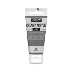   Pentart Matt szürke színű akril bázisú krémes hobbi festék 60 ml