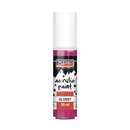 Pentart Fényes magenta színű akril bázisú hobbi festék 20 ml