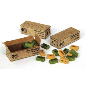   Plus Model U.S. Feld Ration Kartons – dioráma kellék makett