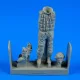 Aerobonus German Luftwaffe Pilot WWII w.life jacke – 1:32 figura makett