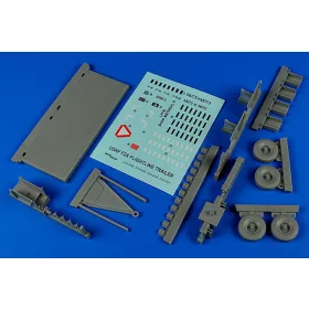   Aerobonus Flightline trailer F-2A (steel platform) – 1:32 földi kiszolgáló eszköz makett