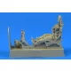 Aerobonus USAF Pilot for F-100 with ejection seat for Trumpeter – figura makett