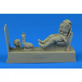   Aerobonus German Luftwaffe Pilot for Bf 109 with seat for EDU/TRU/HAS/DRA – figura makett