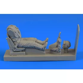   Aerobonus German Luftwaffe Pilot with seat f.Fw190 for Hasegawa/Revell – figura makett