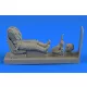 Aerobonus German Luftwaffe Pilot with seat f.Fw190 for Hasegawa/Revell – figura makett