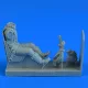 Aerobonus USAAF WWII Pilot with ej. seat for P-51D Mustang f.TRU/TAM/HAS/REV – figura makett