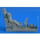 Aerobonus Modern German Luftwaffe Figh.Pilot w.ej.seat f.F-104G/S(M.B.GQ-7Aej.seat)f.Itale – figura makett