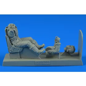   Aerobonus USAAF WWII Pilot with seat for P-51B/C Mustang for TRUM/REV – figura makett