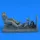 Aerobonus German Luftwaffe WWII Pilot with parachute for Bf 109K for Hasegawa – figura makett