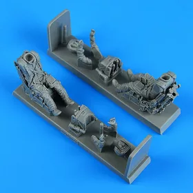   Aerobonus Soviet Pilto and Trainer Pilot with ej. seat for Su-25UB for TRUMPETER – figura makett