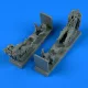 Aerobonus Soviet Pilot and Trainer Pilot with ej. seat for MiG-21 UM for TRUMPETER – figura makett