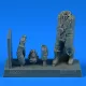 Aerobonus RAF WWII Bomber Pilot with parachute – figura makett