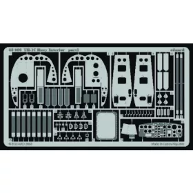   Eduard Accessories UH-1C Huey interior - UH-1C Huey belsőtér-részletező készlet