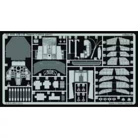  Eduard Accessories AH-1W Super Cobra interior für Academy Bausatz - AH-1W Super Cobra belsőtér-részletező készlet