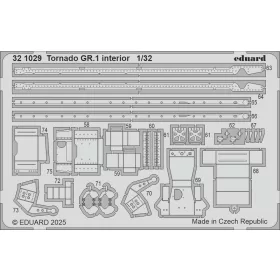   Eduard Accessories Tornado GR.1 interior for Italeri - Tornado GR.1 belsőtér-részletező készlet