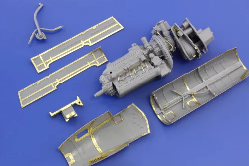 Eduard Accessories P-51D engine for Tamiya - P-51D motorrészletező fotómaratás