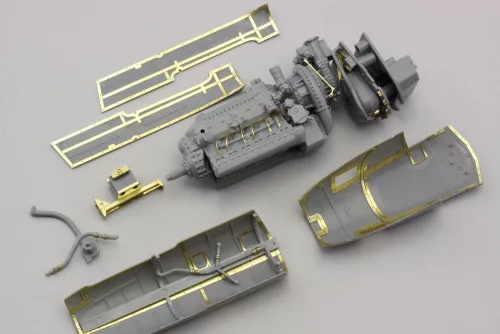Eduard Accessories P-51D engine for Tamiya - P-51D motorrészletező fotómaratás