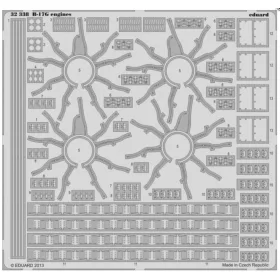   Eduard Accessories B-17G engines for HK Models - B-17G motorok részletező fotómaratása