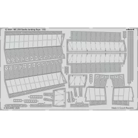   Eduard Accessories MC.200 Saetta landing flaps for Italeri - fékszárnyak