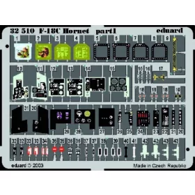   Eduard Accessories F-18C interior für Academy Bausatz - F-18C belsőtér-részletező készlet