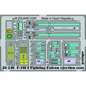   Eduard Accessories F-16CJ Fighting Falcon ejection seat für Tamiya Bausatz - katapultülés