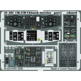   Eduard Accessories CH-47D Chinook interior für Trumpeter-Bausatz - CH-47D Chinook belsőtér-részletező készlet