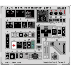   Eduard Accessories B-17G front interior S.A. for HK Models - első belsőtér-részletező készlet S.A.