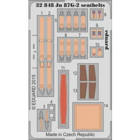  Eduard Accessories Ju 87G-2 seatbelts for Trumpeter - biztonsági övek
