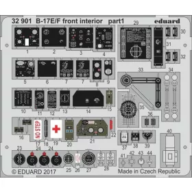   Eduard Accessories B-17E/F front interior for HKM - első belsőtér-részletező készlet