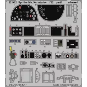   Eduard Accessories Spitfire Mk.IXc interior for Revell - Spitfire Mk.IXc belsőtér-részletező készlet
