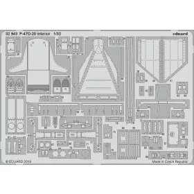  Eduard Accessories P-47D-20 interior for Trumpeter - P-47D-20 belsőtér-részletező készlet
