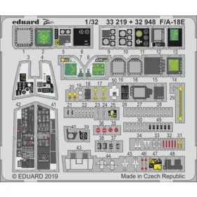   Eduard Accessories F/A-18E interior for Revell - F/A-18E belsőtér-részletező készlet