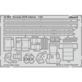   Eduard Accessories Tornado ECR interior for ITALERI - Tornado ECR belsőtér-részletező készlet