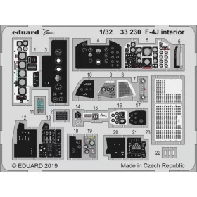   Eduard Accessories F-4J interior for Tamiya - F-4J belsőtér-részletező készlet