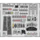 Eduard Accessories F-104G interior for Italeri - F-104G belsőtér-részletező készlet