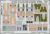 Eduard Accessories Tornado GR.1 seatbelts STEEL for Italeri - acél fotómaratott biztonsági övek