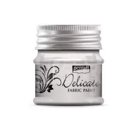 Pentart Delicate textilfesték ezüst 50 ml 33424