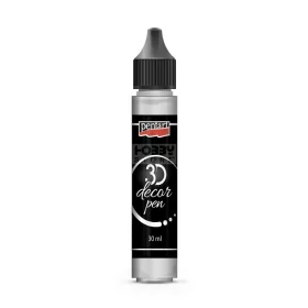 Pentart 3D Dekortoll ezüst 30 ml 33852