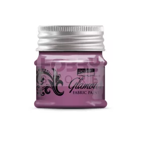 Pentart Glamour textilfesték rózsaezüst 50 ml 33862