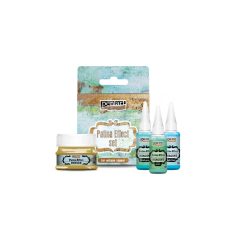 Pentart Patina effekt szett, por és reagensek 34115