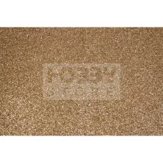   Öntapadós dekorgumi - glitteres, antik arany 20x30 cm (10db) 34304